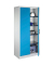Stahlschrank 08921-00 S10110 lichtblau, lichtgrau 93,0 x 50,0 x 195,0 cm, aufgebaut